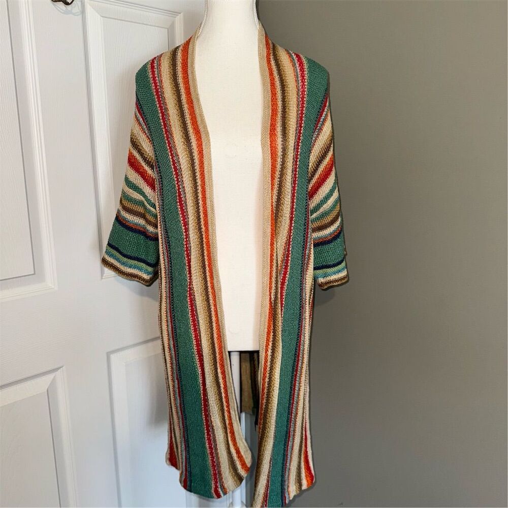 Lauren Ralph Lauren Multicolor Striped Cardigan